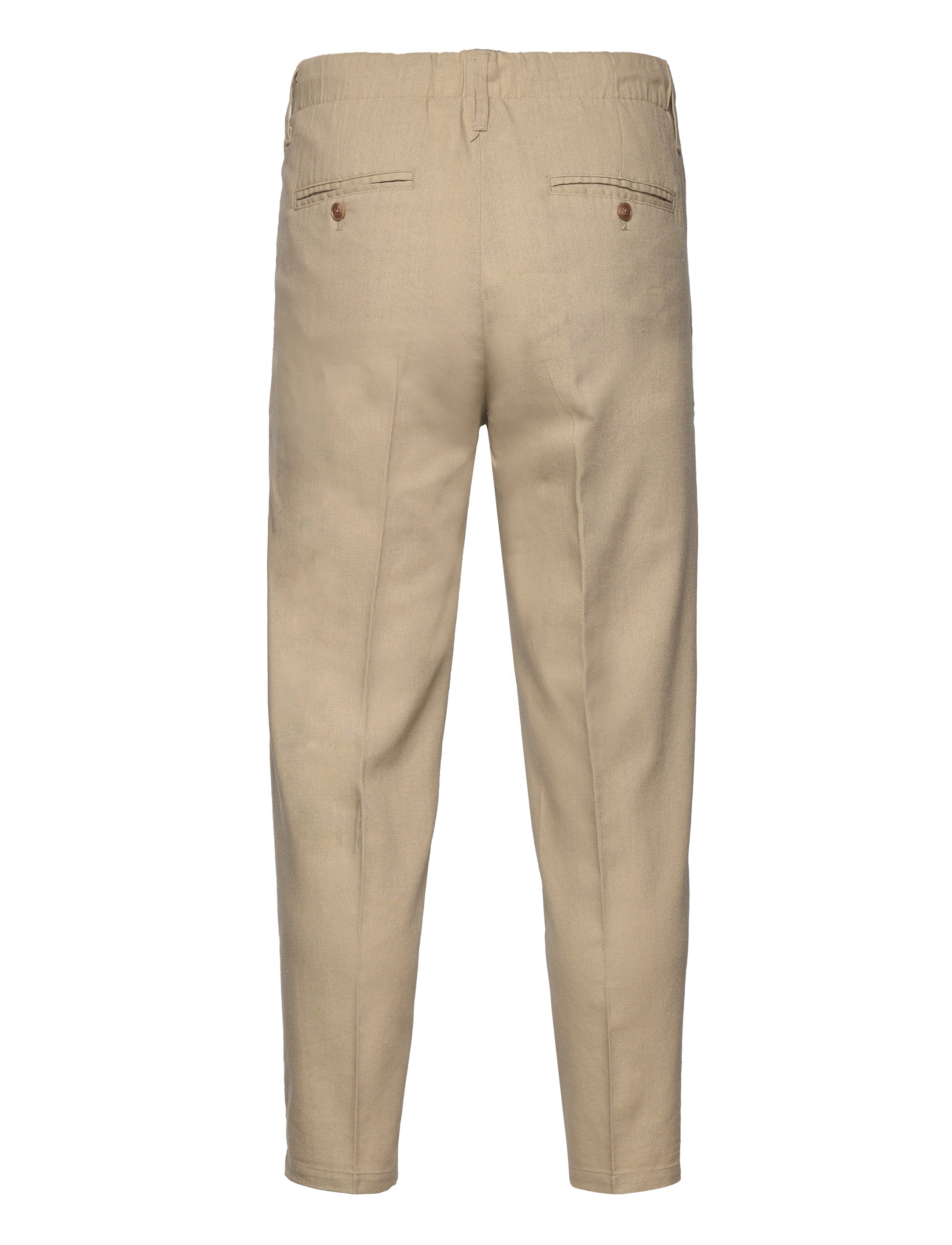 ONLY & SONS - ONSLEO CROP LINEN MIX 0048 PANT - laveste priser - chinchilla - 2