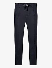 ONLY & SONS - ONSLEO CROP LINEN MIX 0048 PANT - linen trousers - dark navy - 0