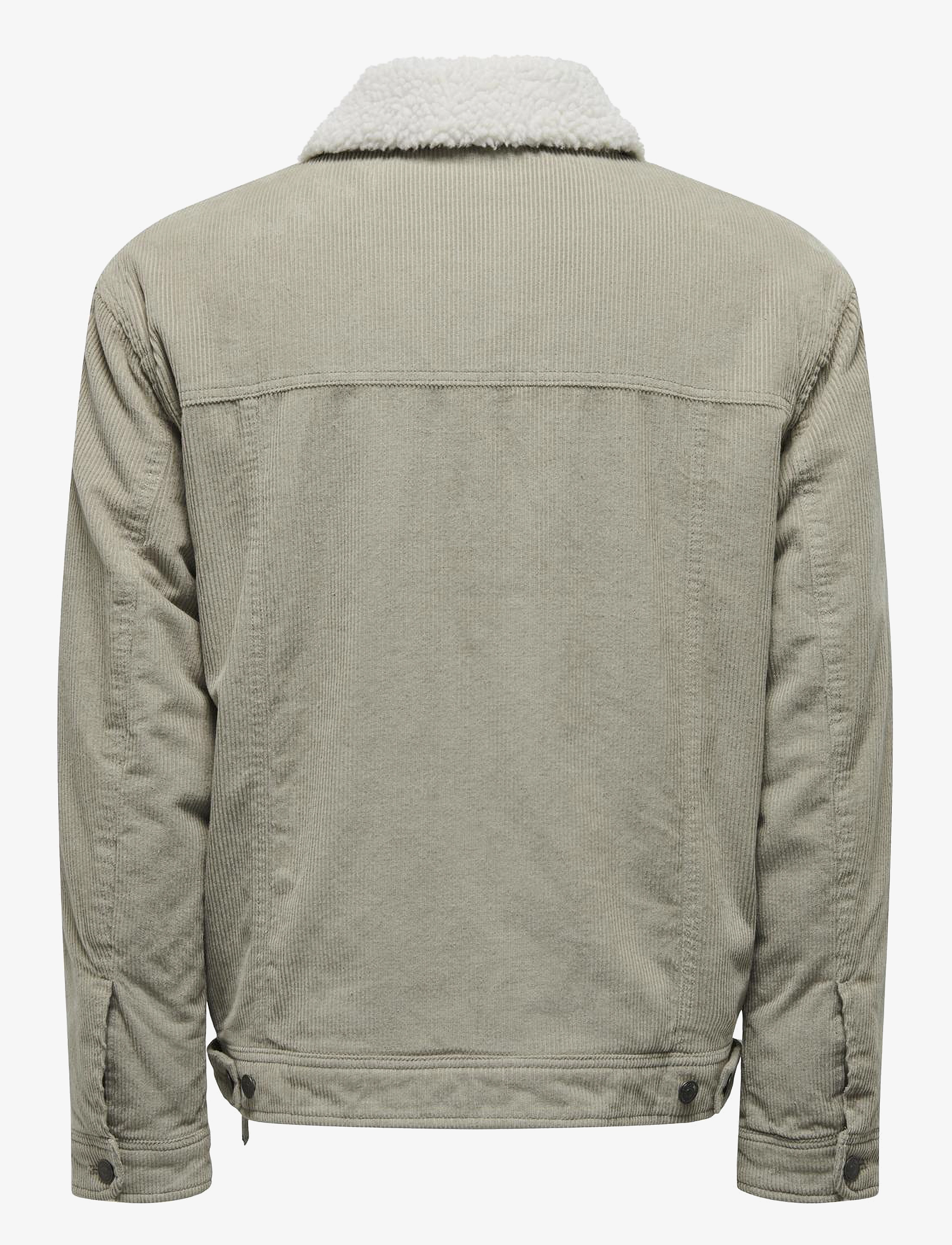 ONLY & SONS - ONSHARVEY CORDUROY MIX JACKET OTW - vintage khaki - 1