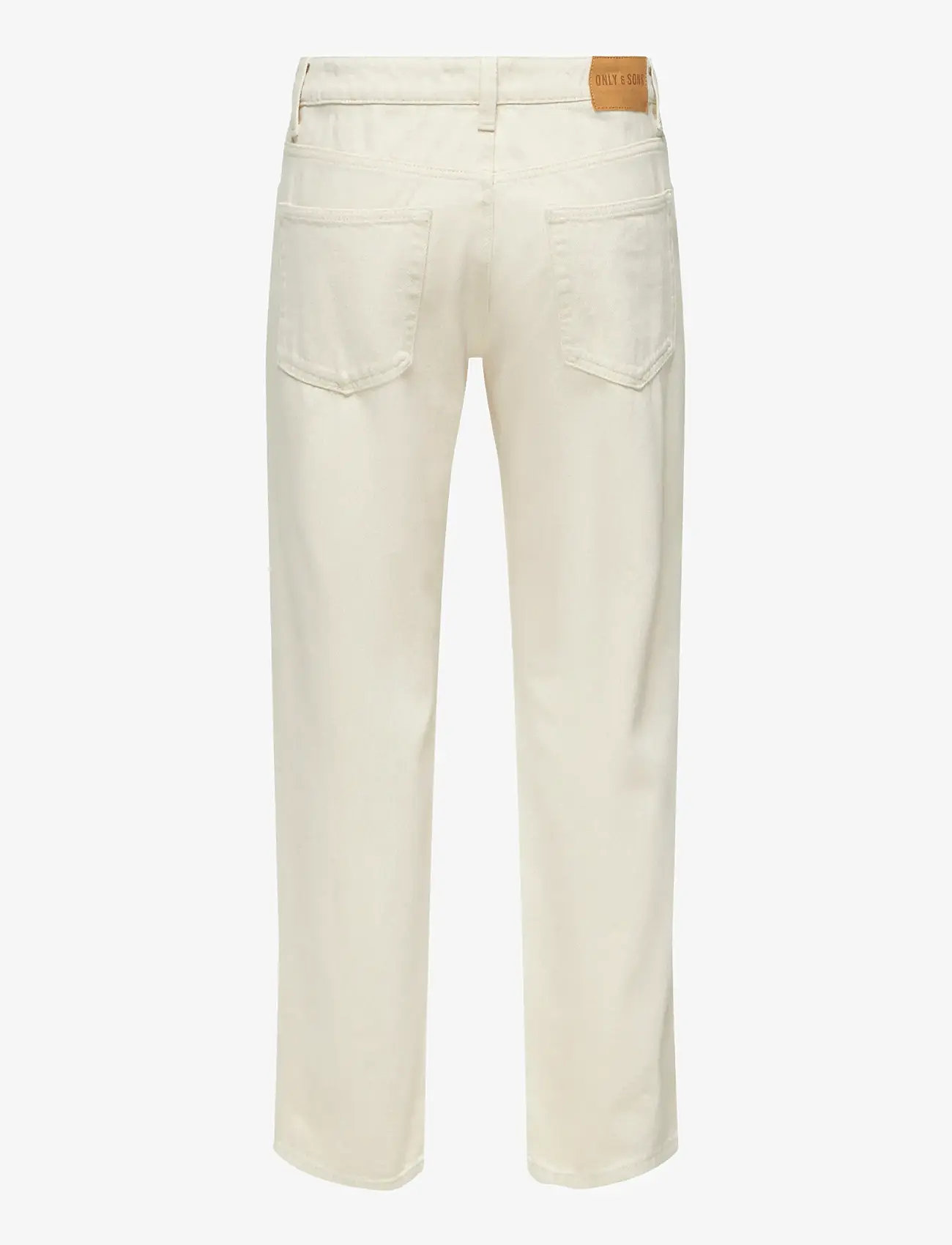 ONLY & SONS - ONSEDGE STRAIGHT ECRU 5917 PIM DNM NOOS - alt laienevad teksad - ecru - 2
