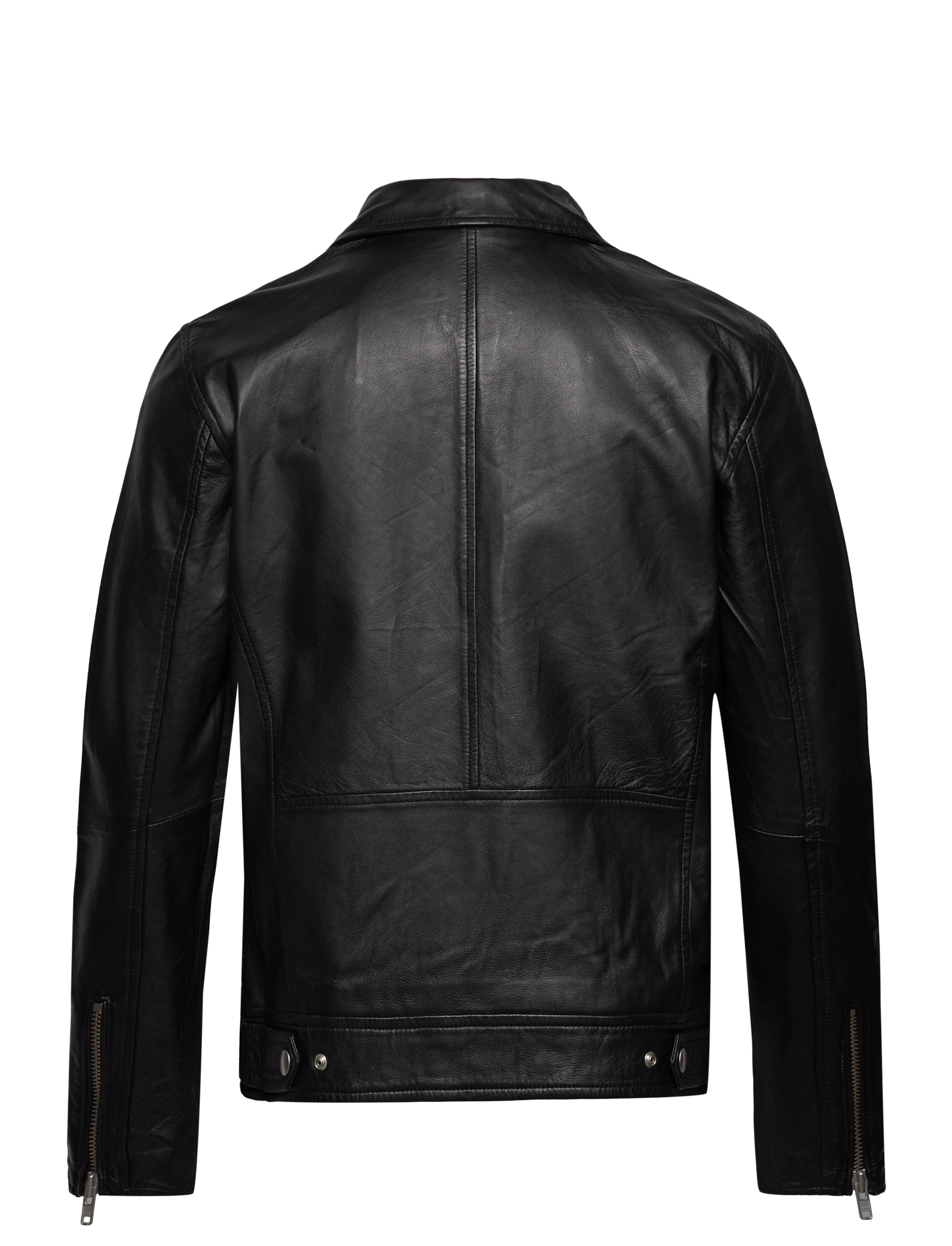 ONLY & SONS - ONSJOHN LEATHER BIKER JACKET OTW - black - 2