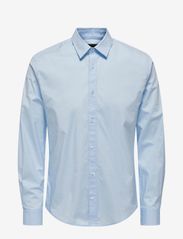 ONLY & SONS - ONSANDY SLIM EASY IRON POPLIN SHIRT NOOS - formele overhemden - cashmere blue - 1