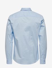 ONLY & SONS - ONSANDY SLIM EASY IRON POPLIN SHIRT NOOS - laveste priser - cashmere blue - 1