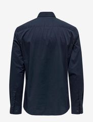 ONLY & SONS - ONSANDY SLIM EASY IRON POPLIN SHIRT NOOS - basic skjorter - dark navy - 1