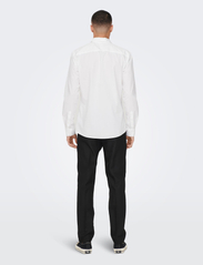 ONLY & SONS - ONSANDY SLIM EASY IRON POPLIN SHIRT NOOS - lowest prices - white - 3