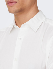 ONLY & SONS - ONSANDY SLIM EASY IRON POPLIN SHIRT NOOS - lowest prices - white - 6