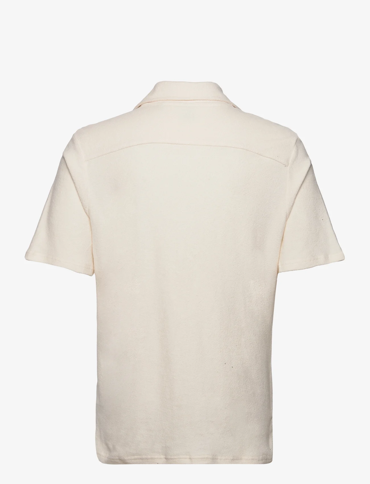 ONLY & SONS - ONSDAVIS REG TERRY SHIRT - podstawowe koszulki - antique white - 1