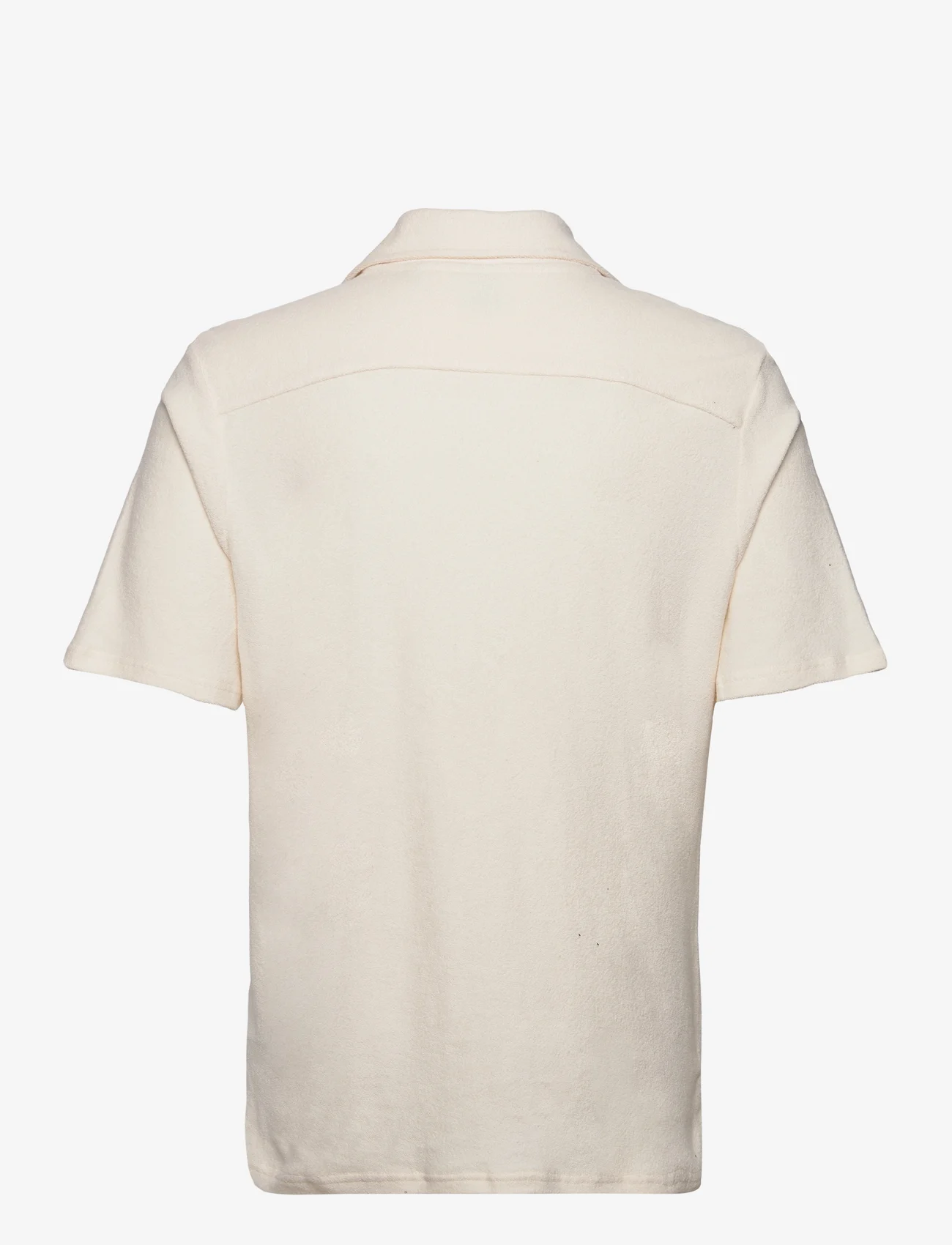 ONLY & SONS - ONSDAVIS REG TERRY SHIRT - basic skjortor - antique white - 1