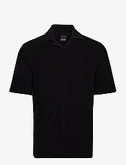 ONLY & SONS - ONSDAVIS REG TERRY SHIRT - basic shirts - black - 0