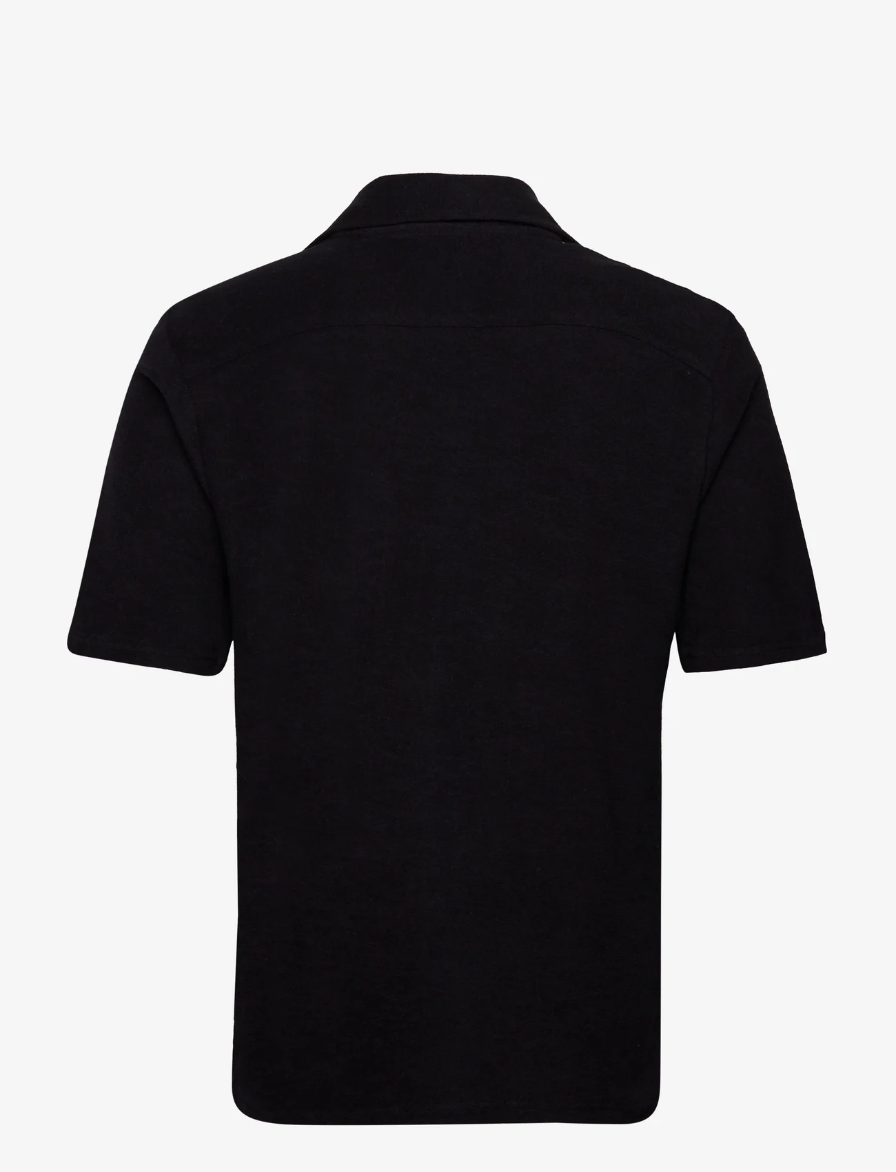 ONLY & SONS - ONSDAVIS REG TERRY SHIRT - basic overhemden - black - 1