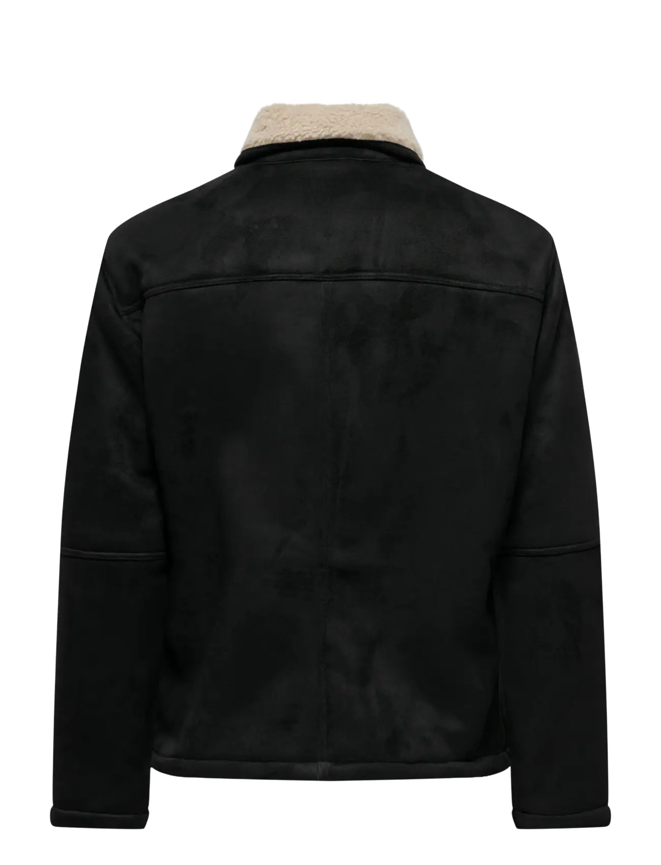ONLY & SONS - ONSROYCE SHEARLING JACKET OTW - frühlingsjacken - black - 1