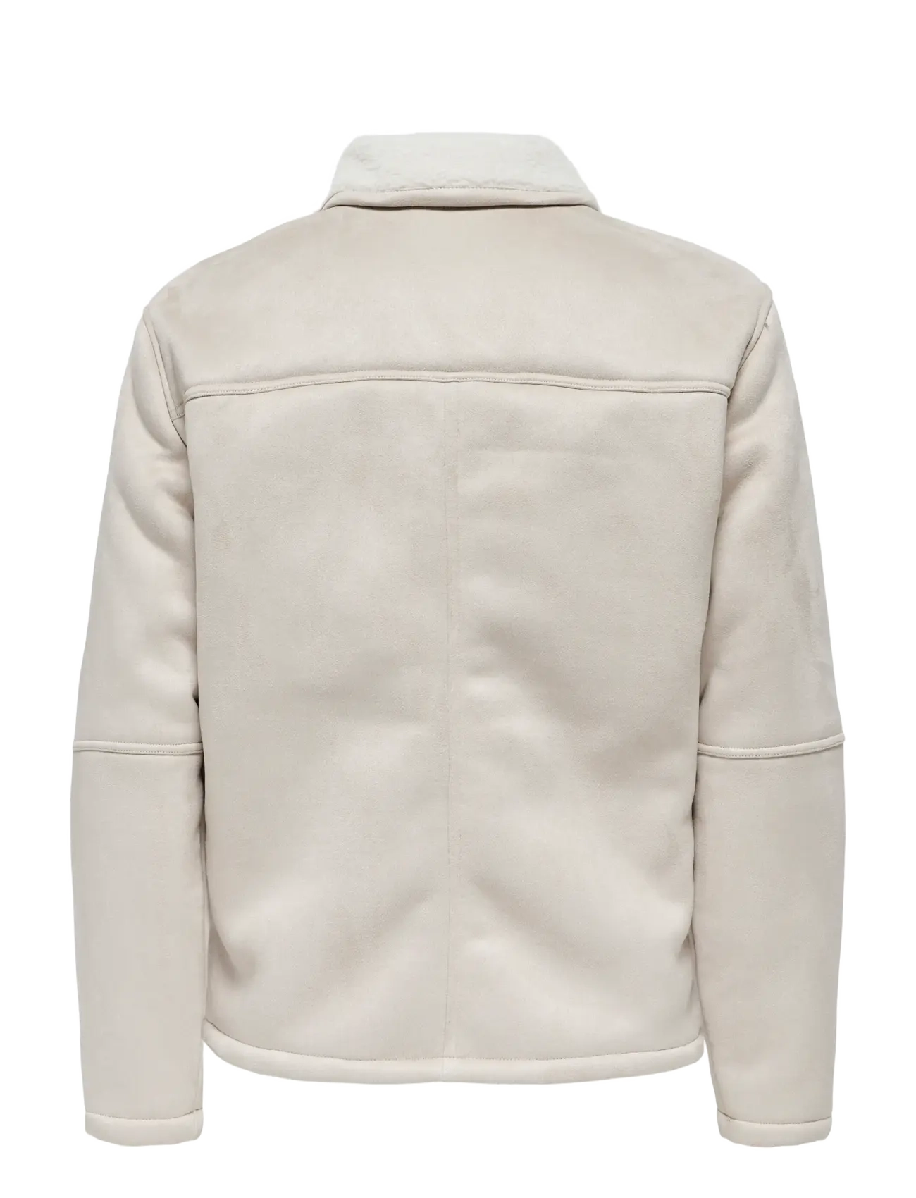 ONLY & SONS - ONSROYCE SHEARLING JACKET OTW - frühlingsjacken - silver lining - 2