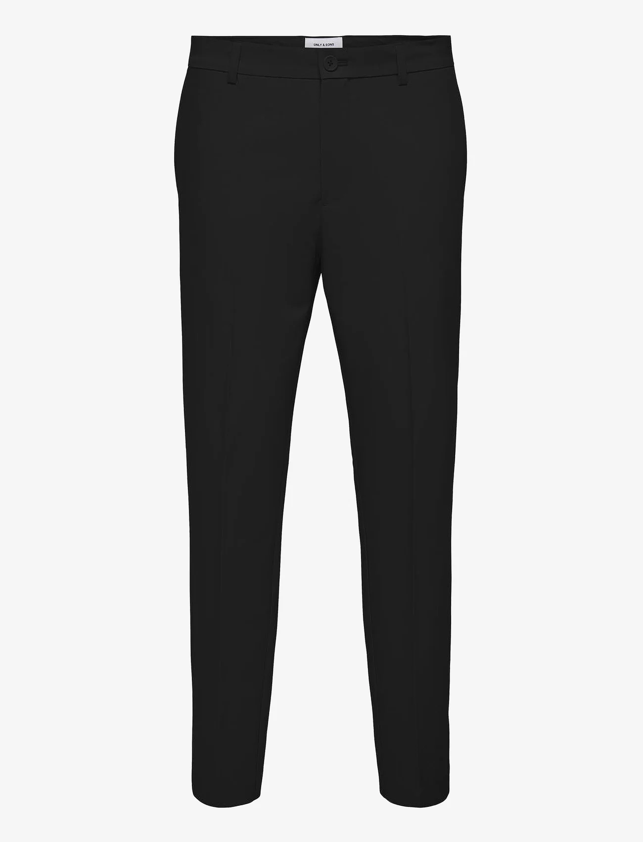 ONLY & SONS - ONSEVE SLIM 0071 PANT NOOS - suit trousers - black - 0