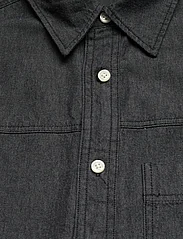 ONLY & SONS - ONSDINO REG CHAMBRAY LS SHIRT - casual skjortor - black - 2