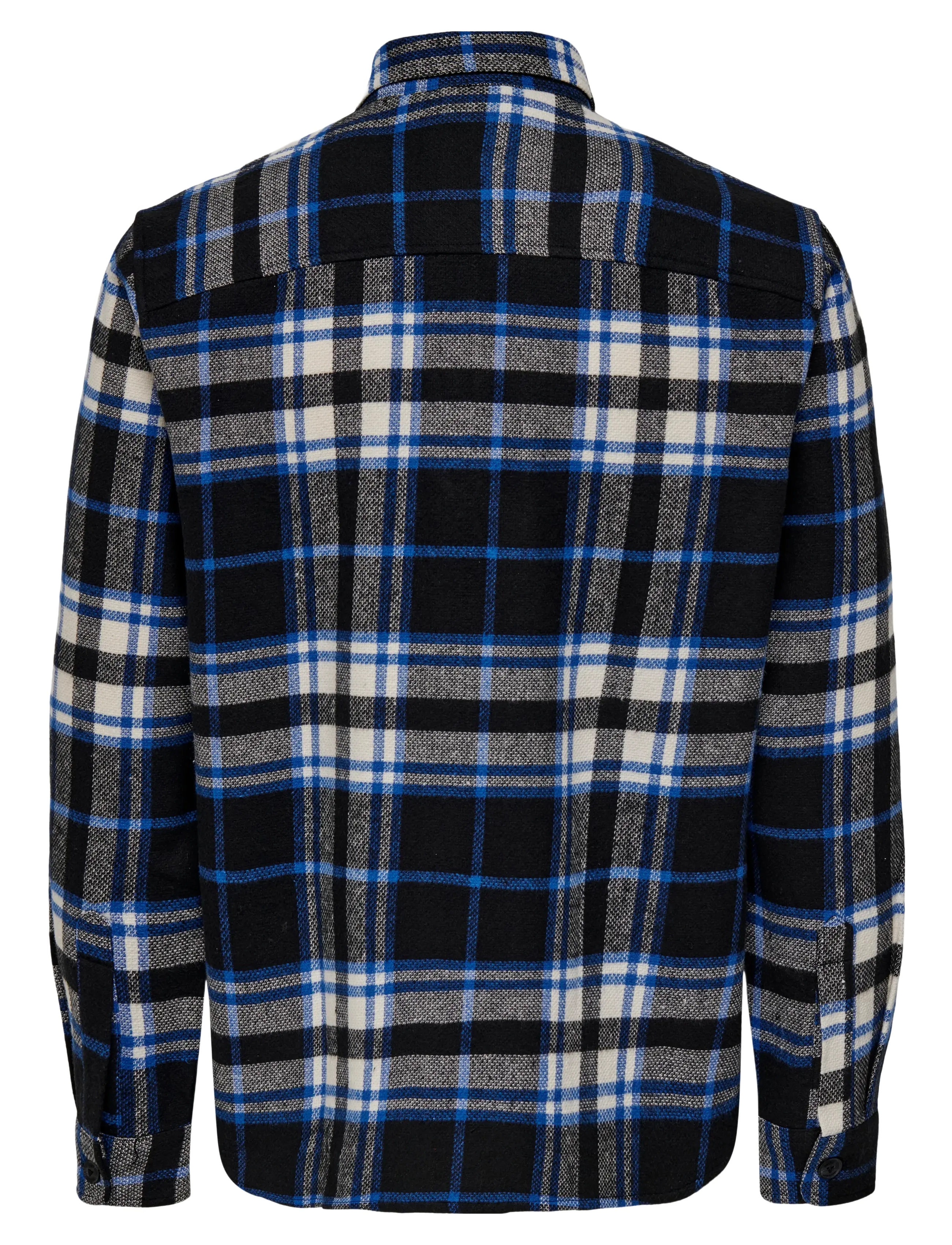 ONLY & SONS - ONSMILO OVR CHECK LS SHIRT NOOS - herren - black - 1