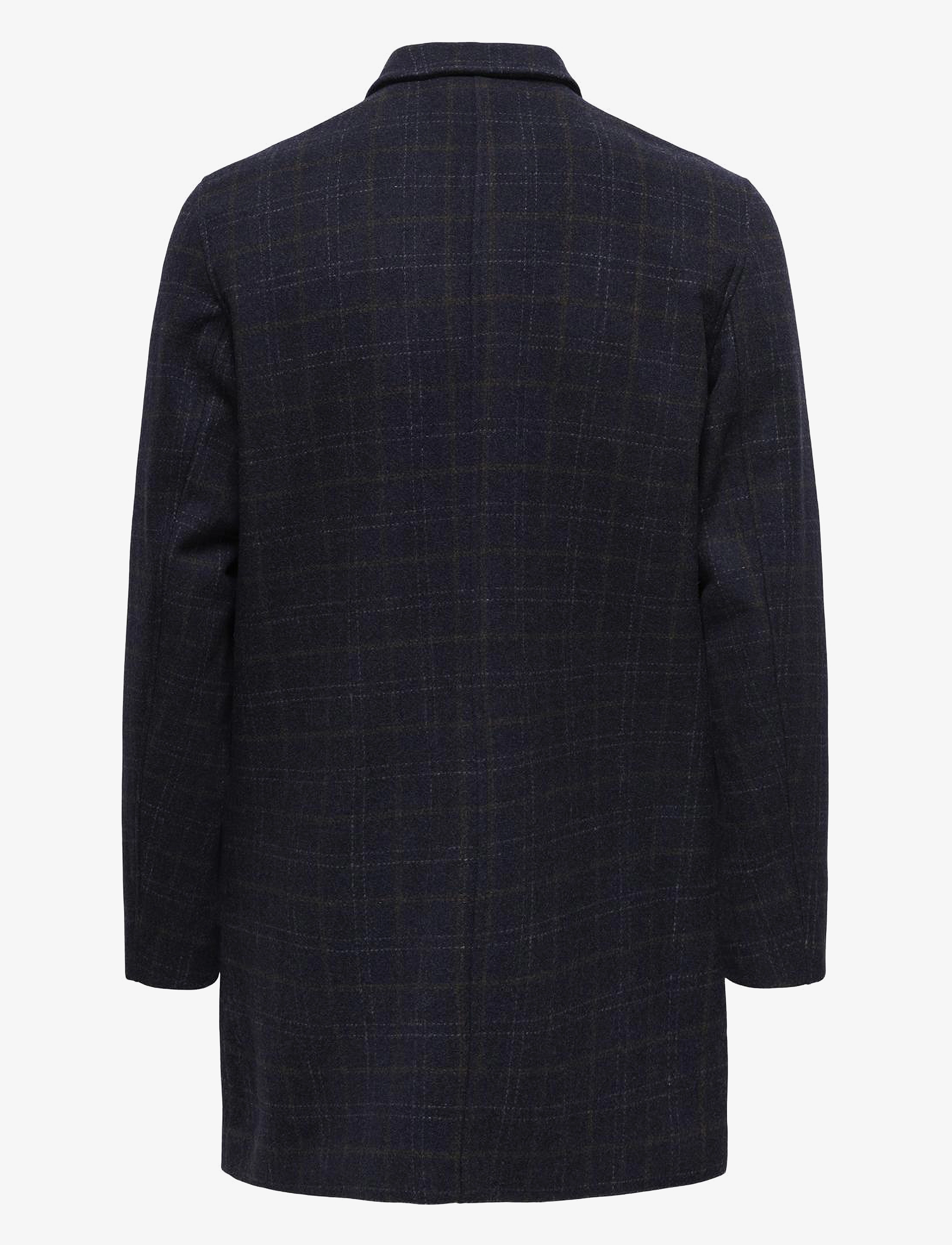 ONLY & SONS - ONSARTHUR WOOL CARCOAT OTW - dark grey melange - 1