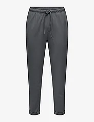 ONLY & SONS - ONSANTON REG PIQUE PANTS - kasdienio stiliaus kelnės - dark grey melange - 0