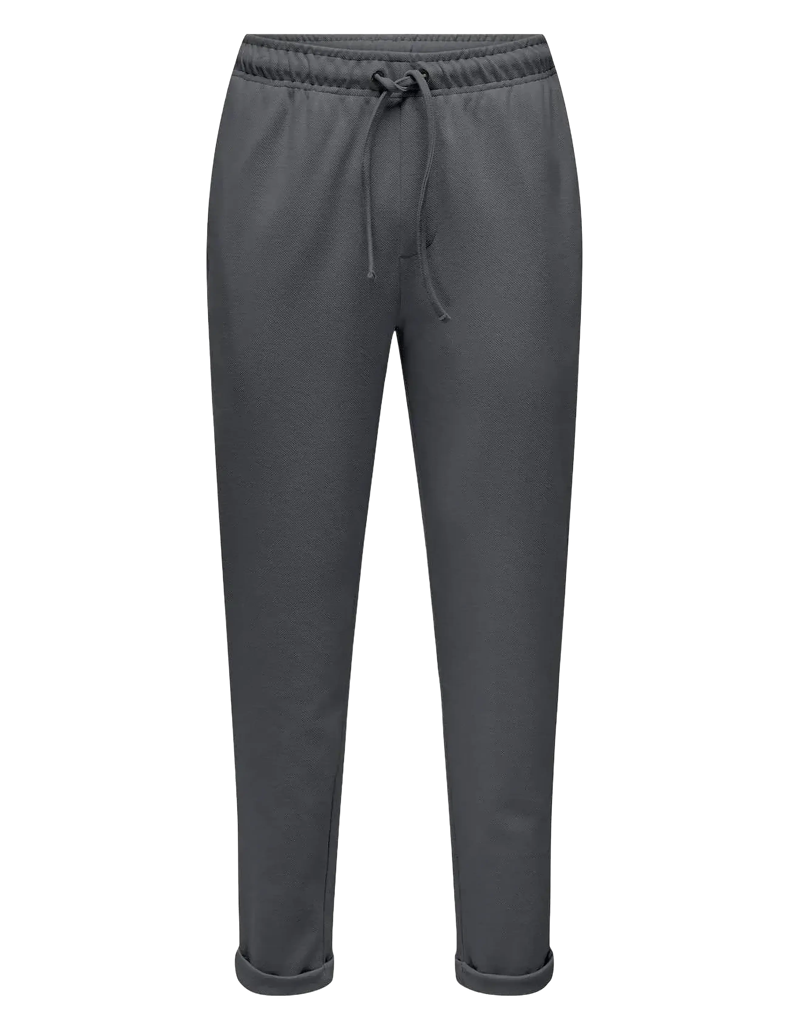 ONSANTON REG PIQUE PANTS - DARK GREY MELANGE