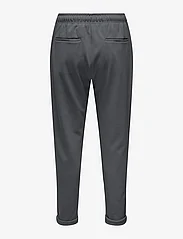 ONLY & SONS - ONSANTON REG PIQUE PANTS - casual broeken - dark grey melange - 1