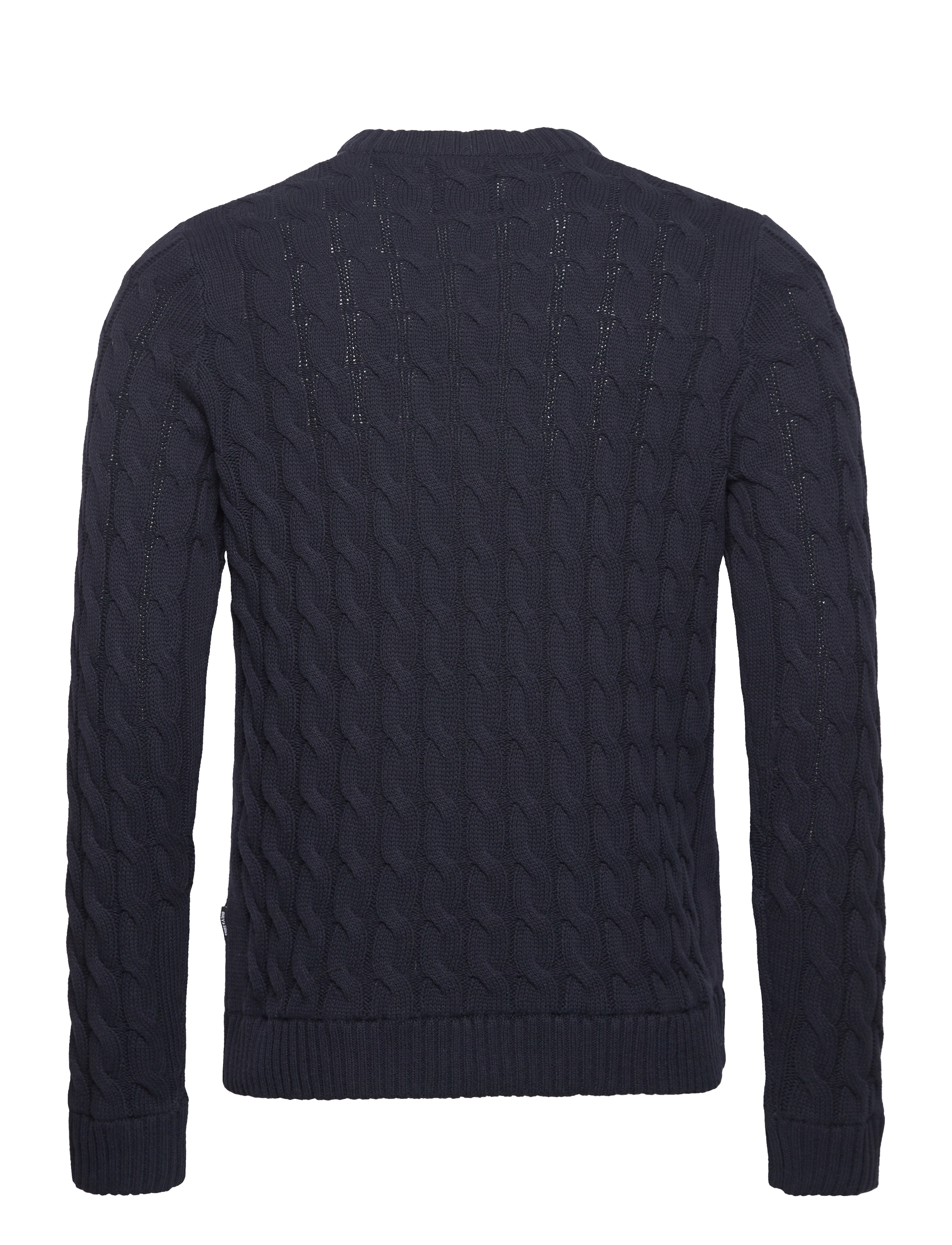 ONLY & SONS - ONSKICKER LIFE REG 3 CABLE CREW KNIT - Ümmarguse kaelusega kudumid - dark navy - 2