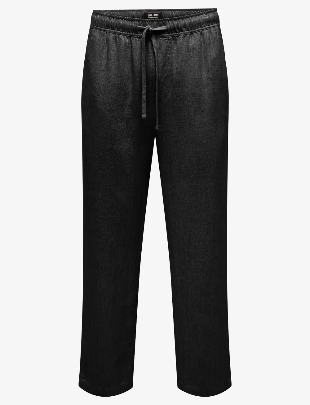 ONLY & SONS - ONSSINUS LOOSE VISC LIN 0075 PNT CS - hørbukser - black - 0