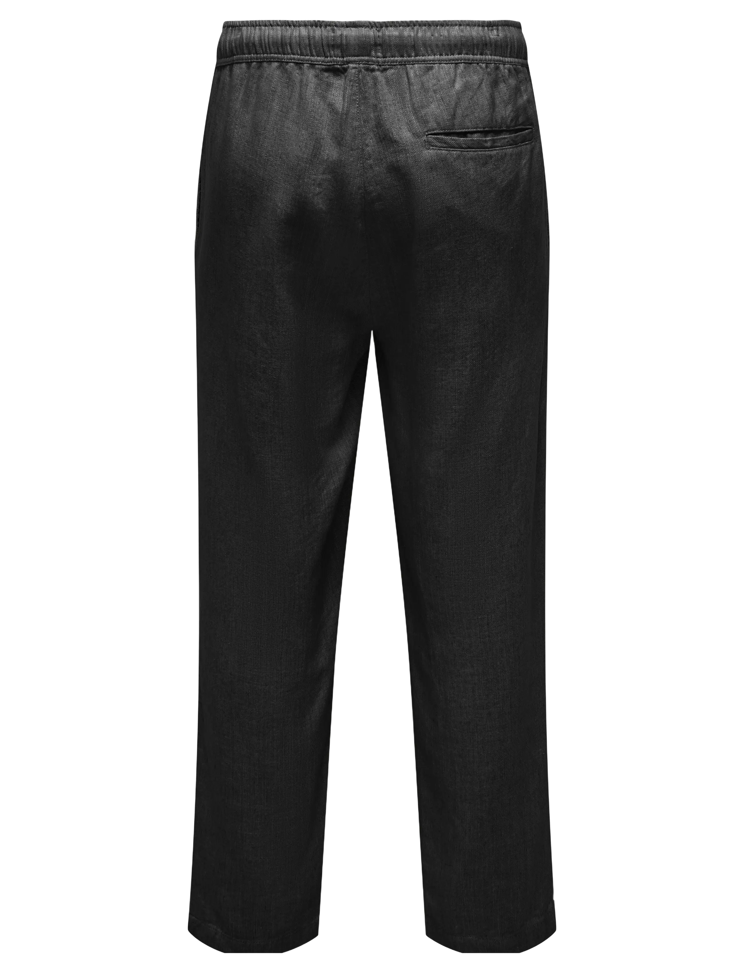 ONLY & SONS - ONSSINUS LOOSE VISC LIN 0075 PNT CS - hørbukser - black - 1