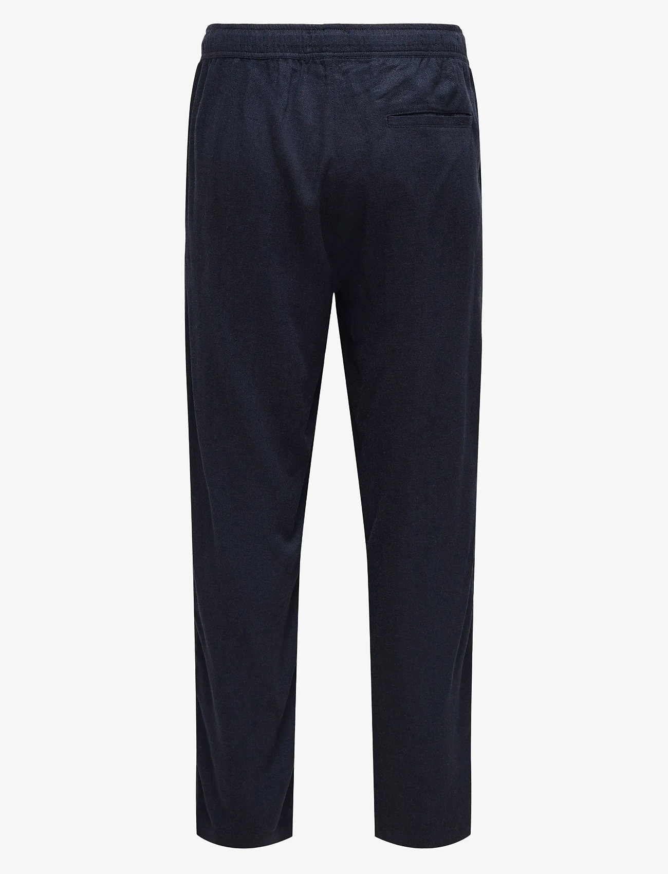 ONLY & SONS - ONSSINUS LOOSE VISC LIN 0075 PNT CS - herbstliche kleidung - dark navy - 1