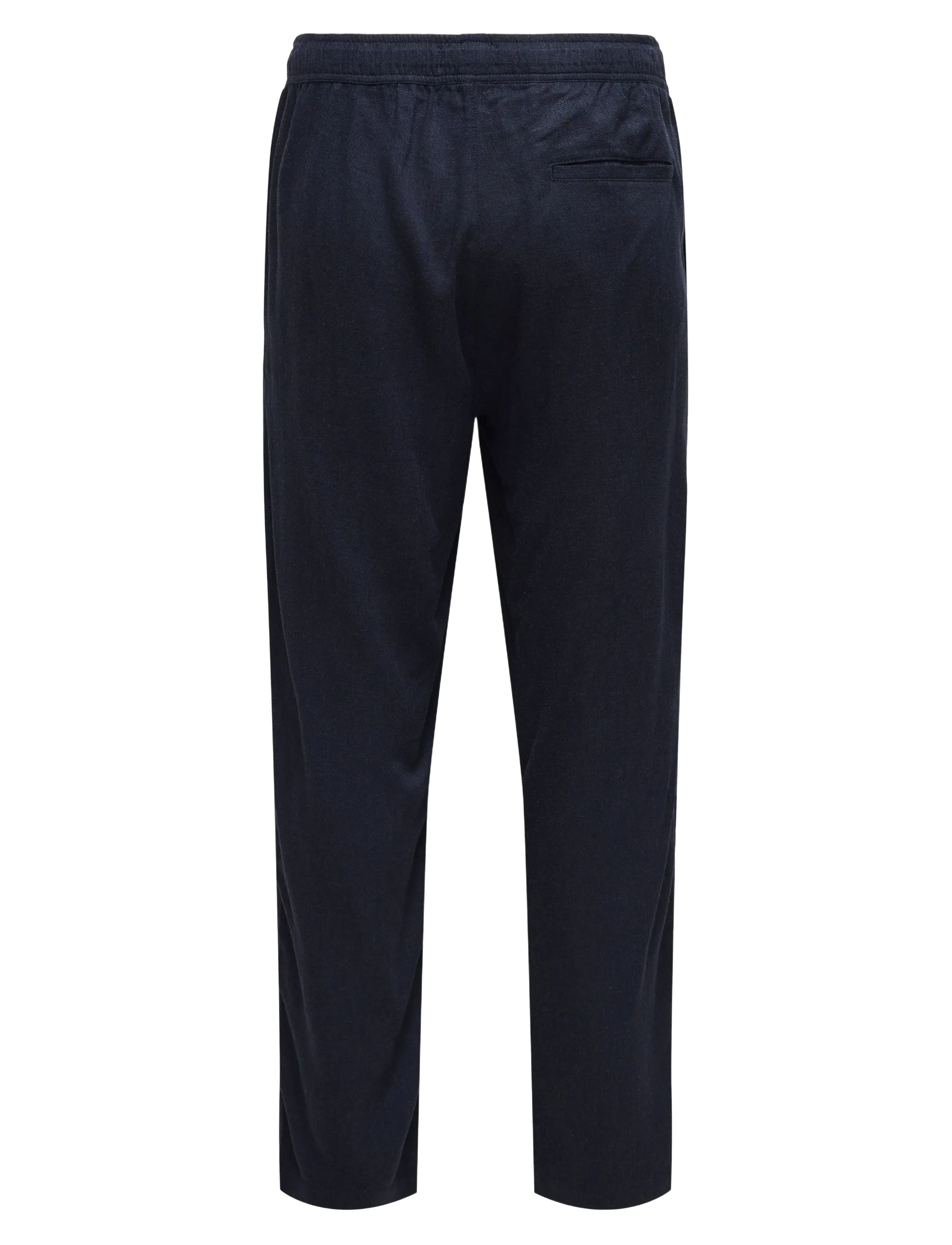 ONLY & SONS - ONSSINUS LOOSE VISC LIN 0075 PNT CS - spodnie lniane - dark navy - 1