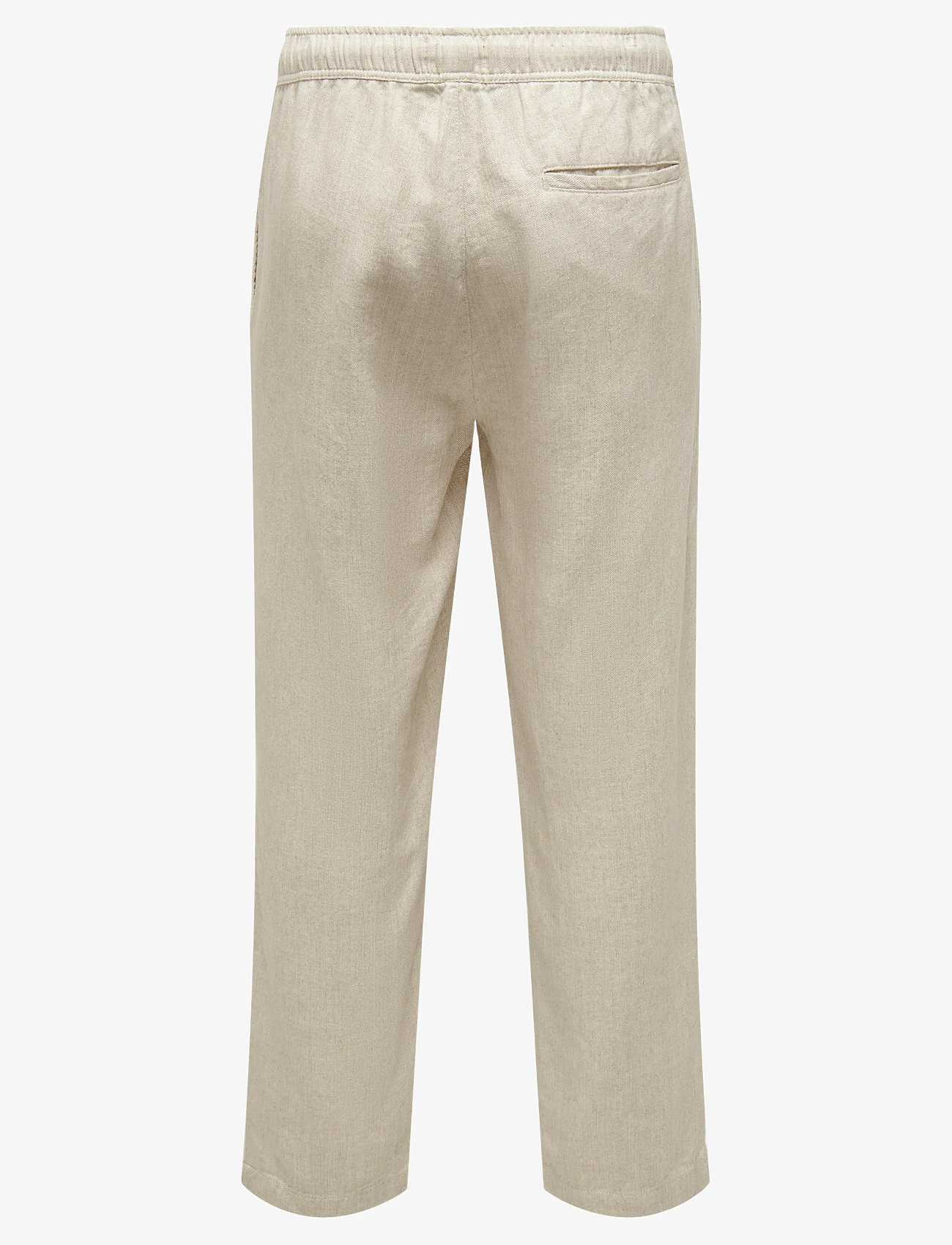 ONLY & SONS - ONSSINUS LOOSE VISC LIN 0075 PNT CS - leinenhosen - oatmeal - 1
