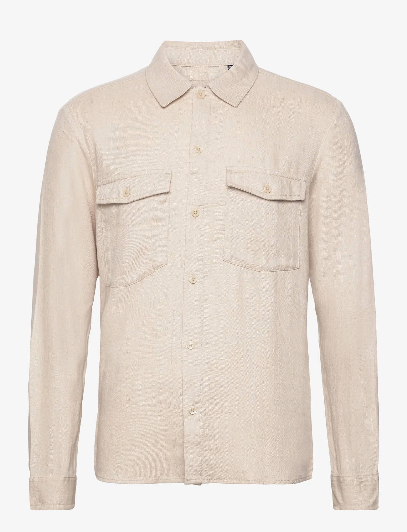 ONLY & SONS - ONSKARI LS SHIRT VISC LIN 0075 CS - lowest prices - oatmeal - 0