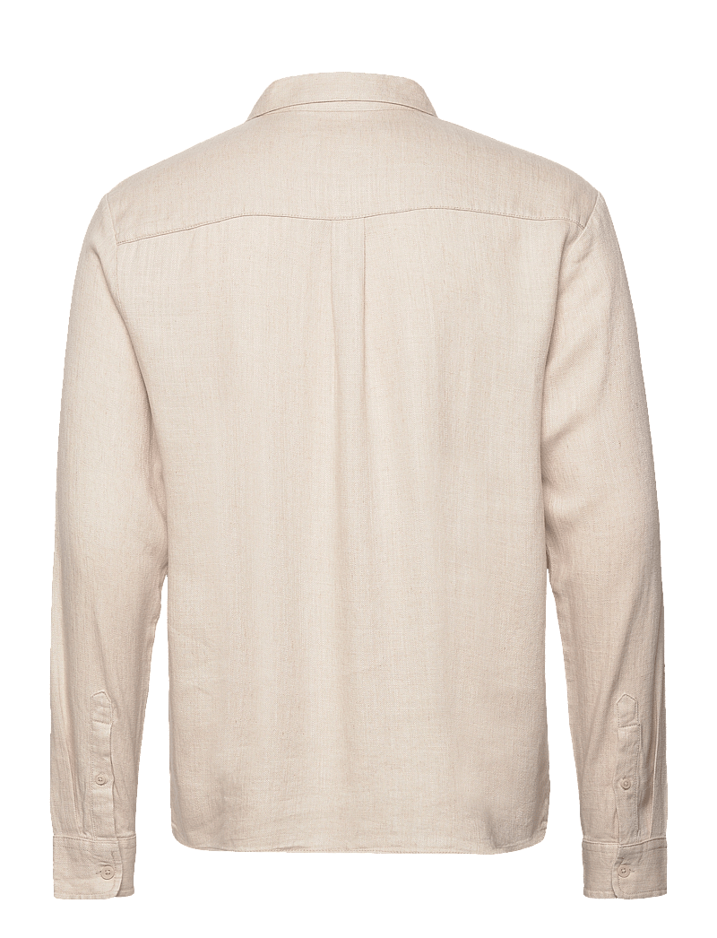 ONLY & SONS - ONSKARI LS SHIRT VISC LIN 0075 CS - leinenhemden - oatmeal - 1