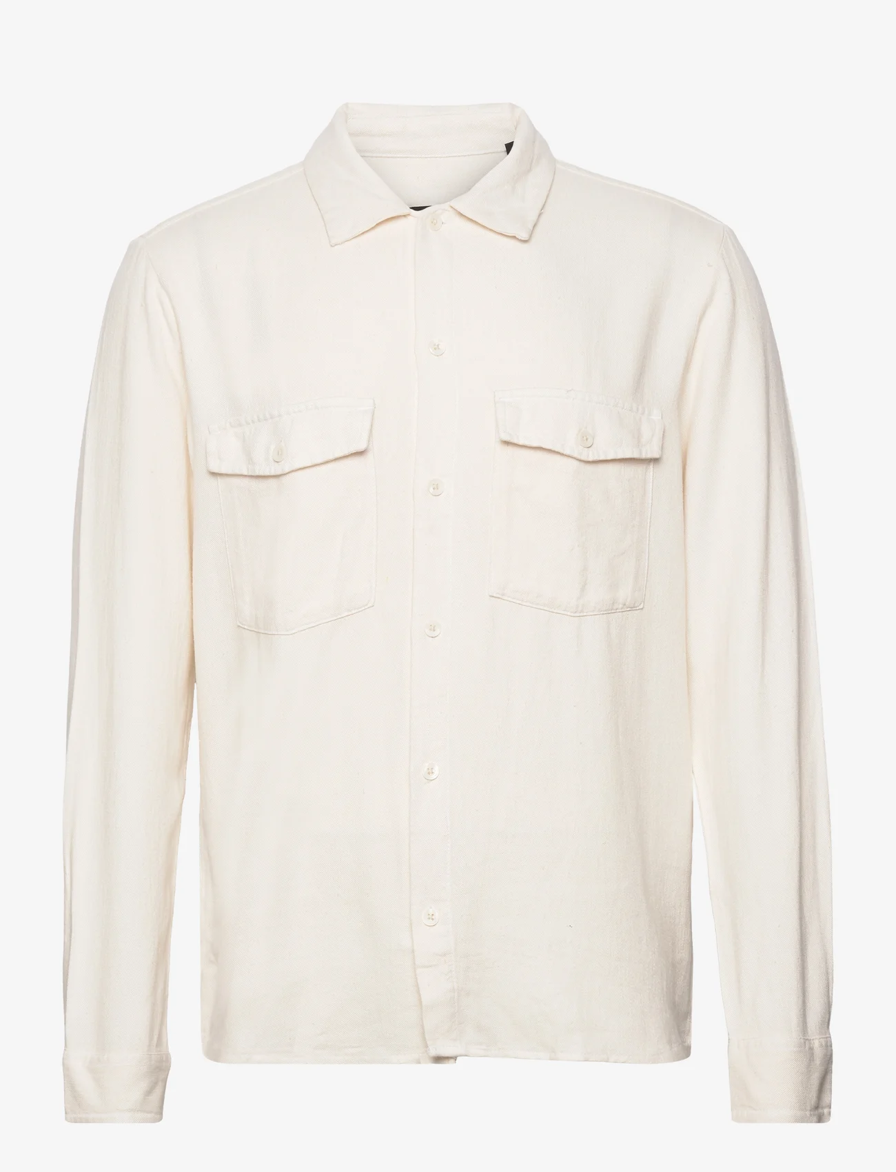 ONLY & SONS - ONSKARI LS SHIRT VISC LIN 0075 CS - basic shirts - white - 0
