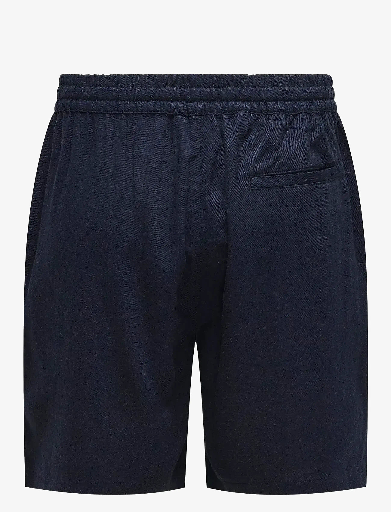 ONLY & SONS - ONSTEL VISC LIN SHORTS 0075 CS - laveste priser - dark navy - 1