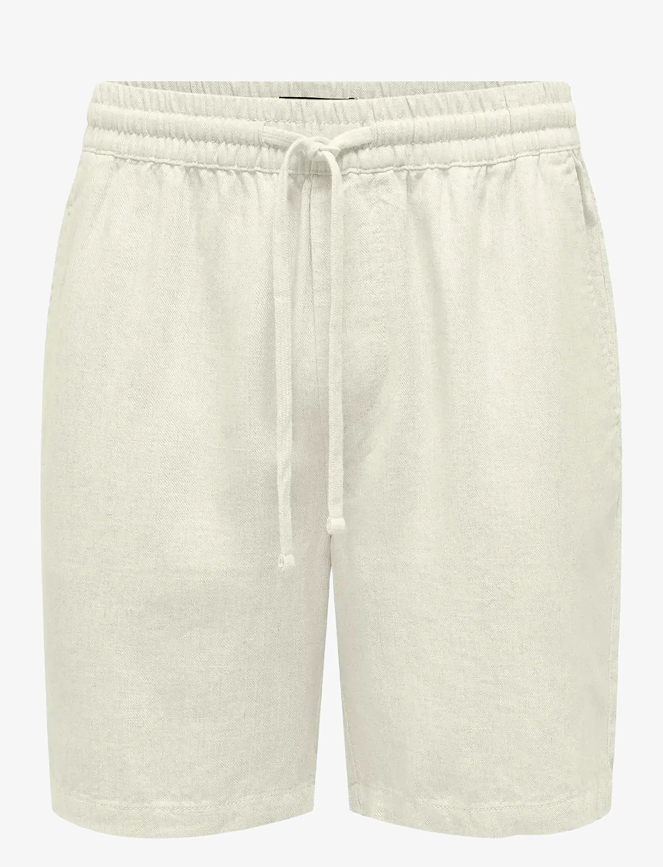 ONLY & SONS - ONSTEL VISC LIN SHORTS 0075 CS - die niedrigsten preise - white - 0