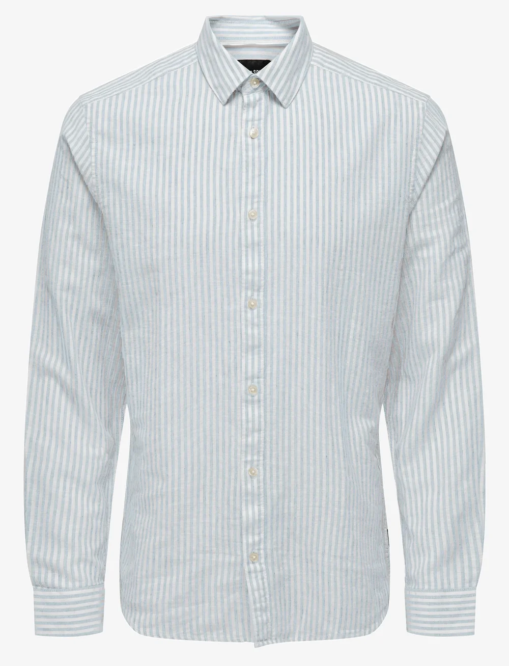 ONLY & SONS - ONSCAIDEN LS STRIPE LINEN SHIRT 6601NOOS - gestreifte hemden - cashmere blue - 1