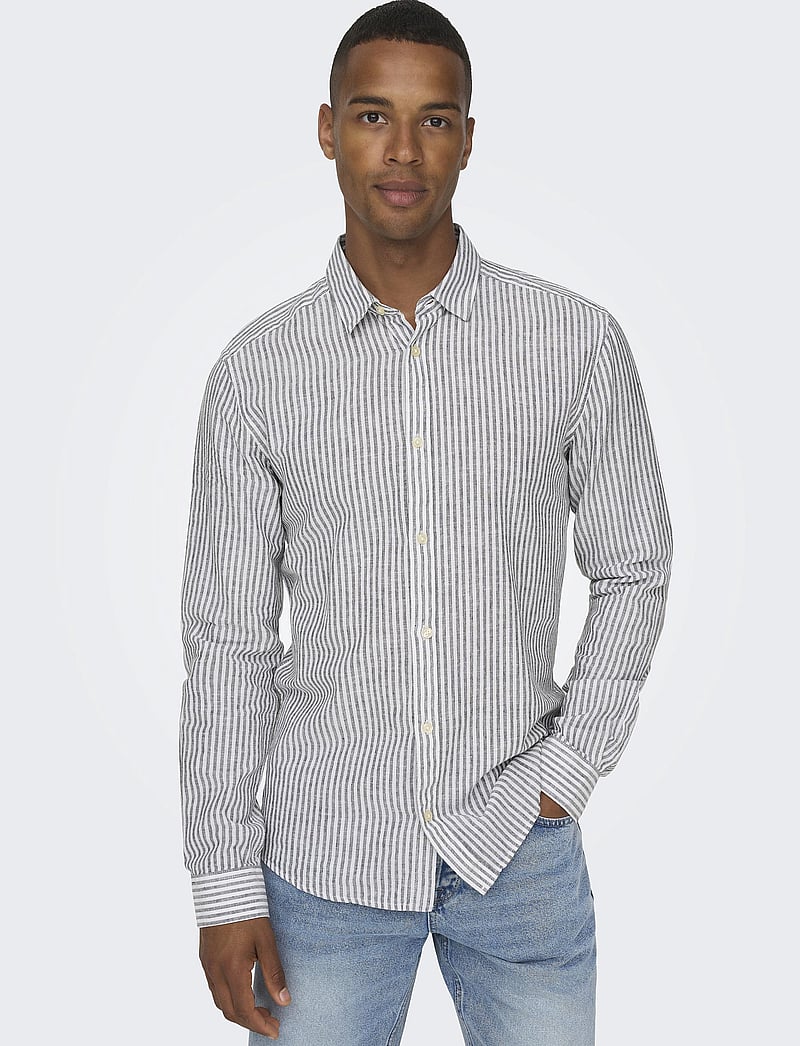 ONSCAIDEN LS SOLID LINEN SHIRT NOOS | Only & Sons ONSCAIDEN LS SOLID LINEN SHIRT NOOS | Only & Sons