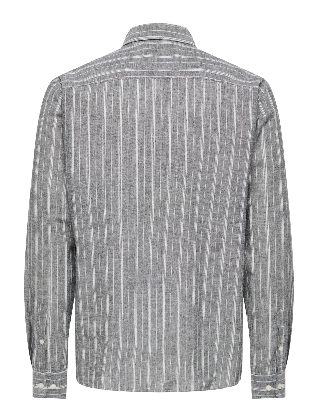 ONLY & SONS - ONSCAIDEN LIFE LS STRIPE LINEN NOOS - stribede skjorter - dark sapphire - 2