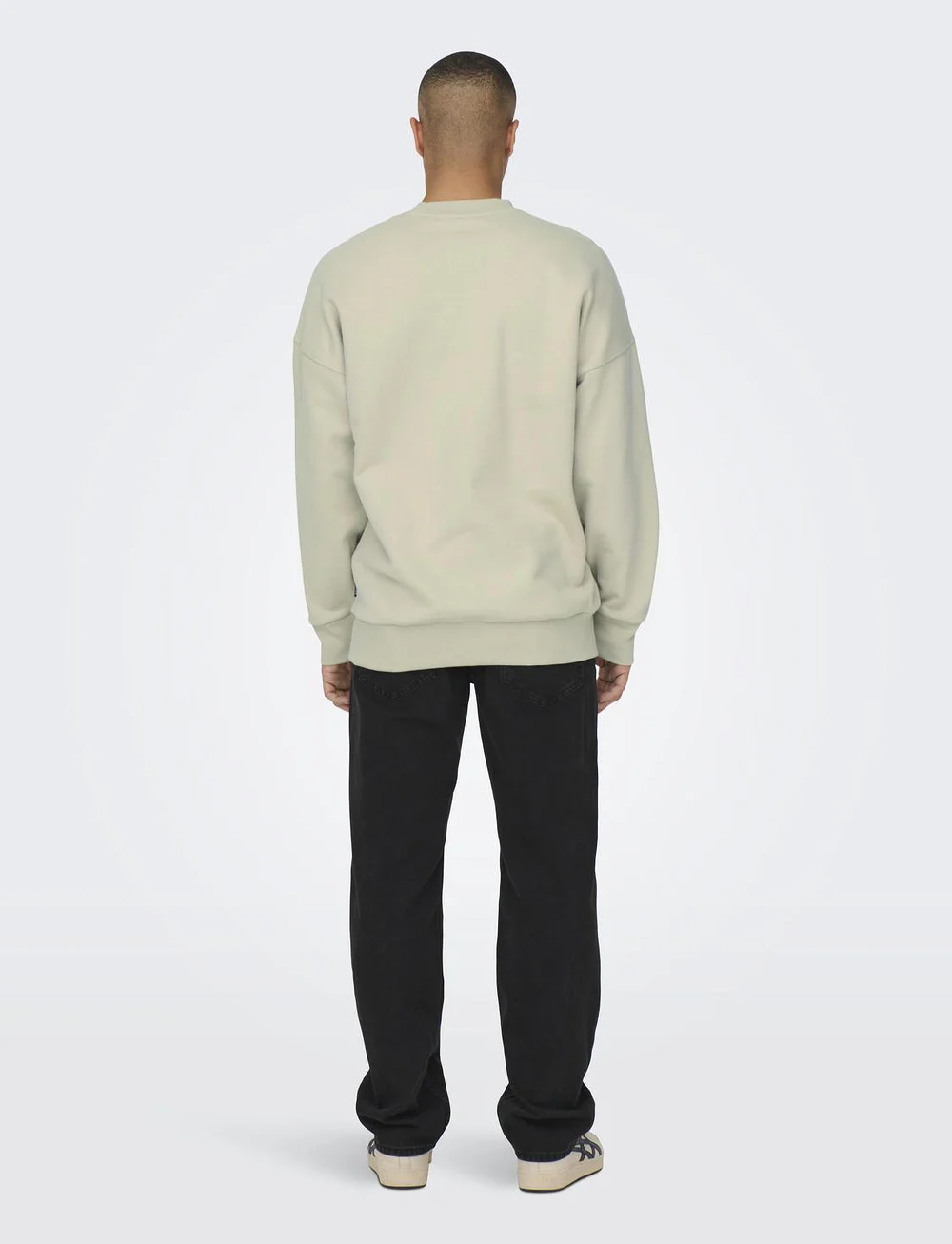 ONLY & SONS - ONSDAN LIFE RLX HEAVY SWEAT CREW - kollektionen - silver lining - 3