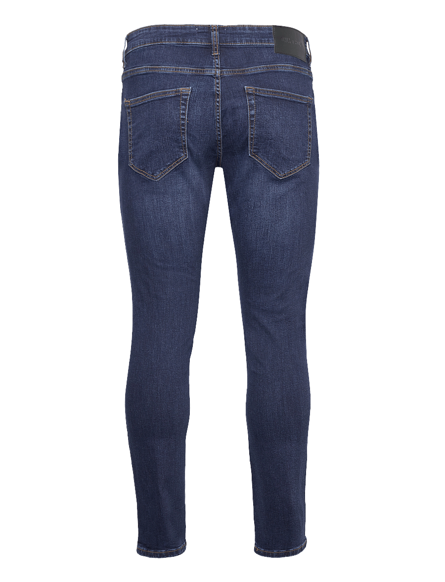 ONLY & SONS - ONSLOOM SLIM DB 6749 MAT DNM NOOS - slim fit jeans - dark blue denim - 2