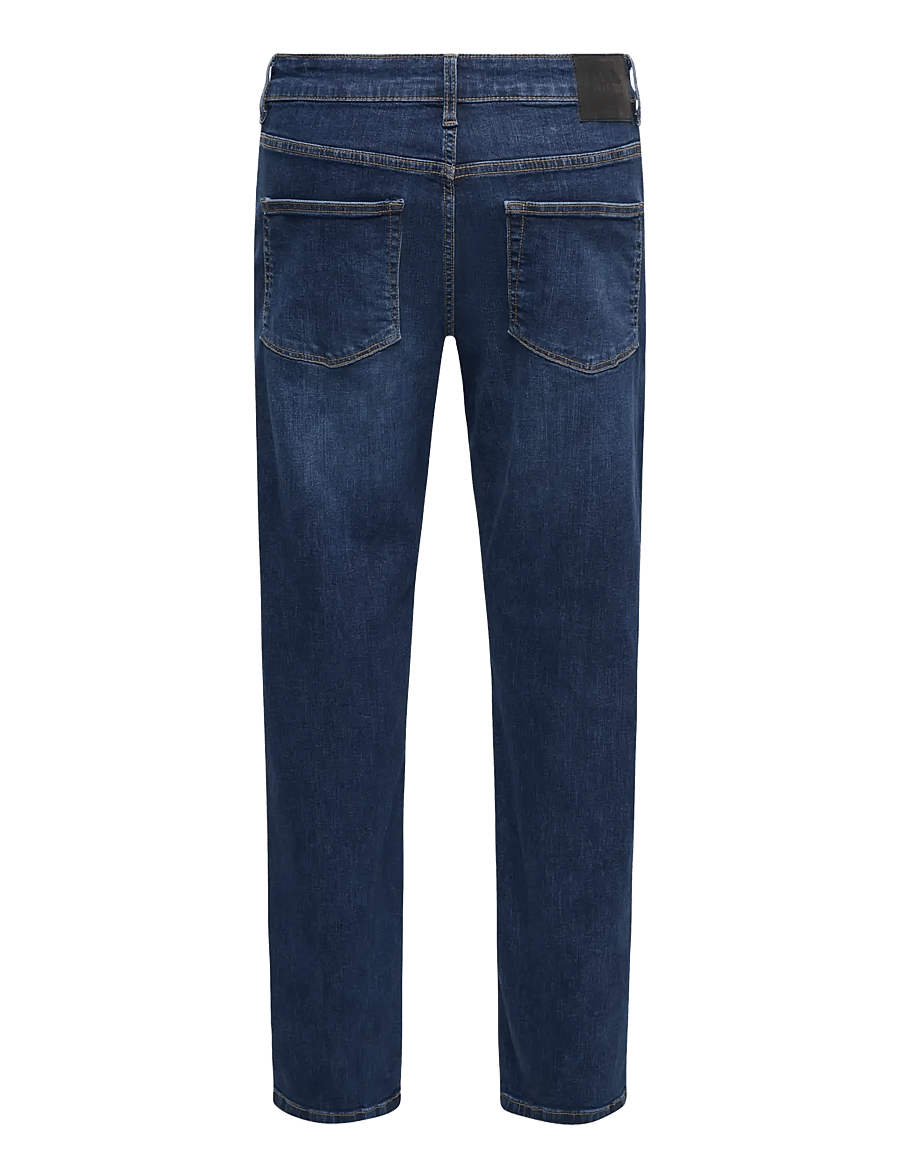 ONLY & SONS - ONSWEFT REG. DB 6752 MAT DNM NOOS - regular jeans - dark blue denim - 2