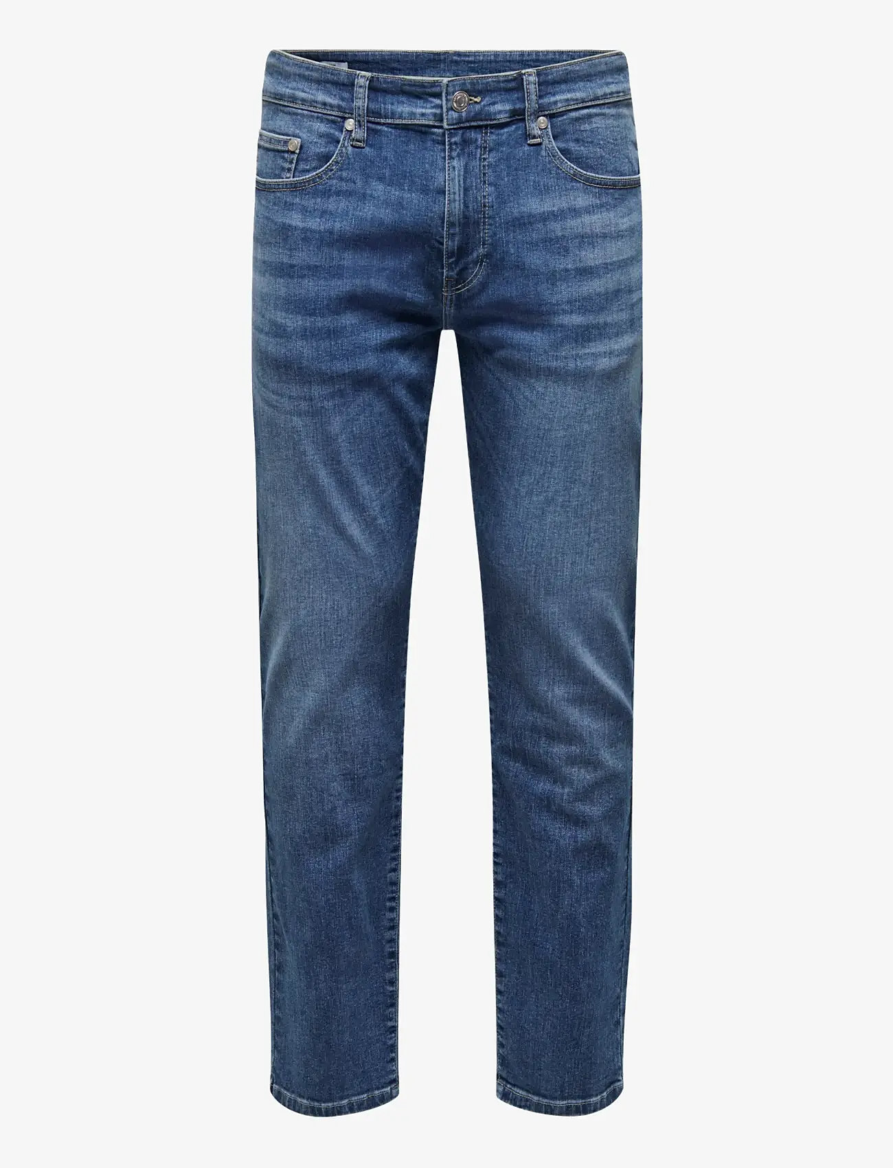 ONLY & SONS - ONSWEFT REG. MB 6755 MAT DNM NOOS - kitsad teksad - medium blue denim - 1