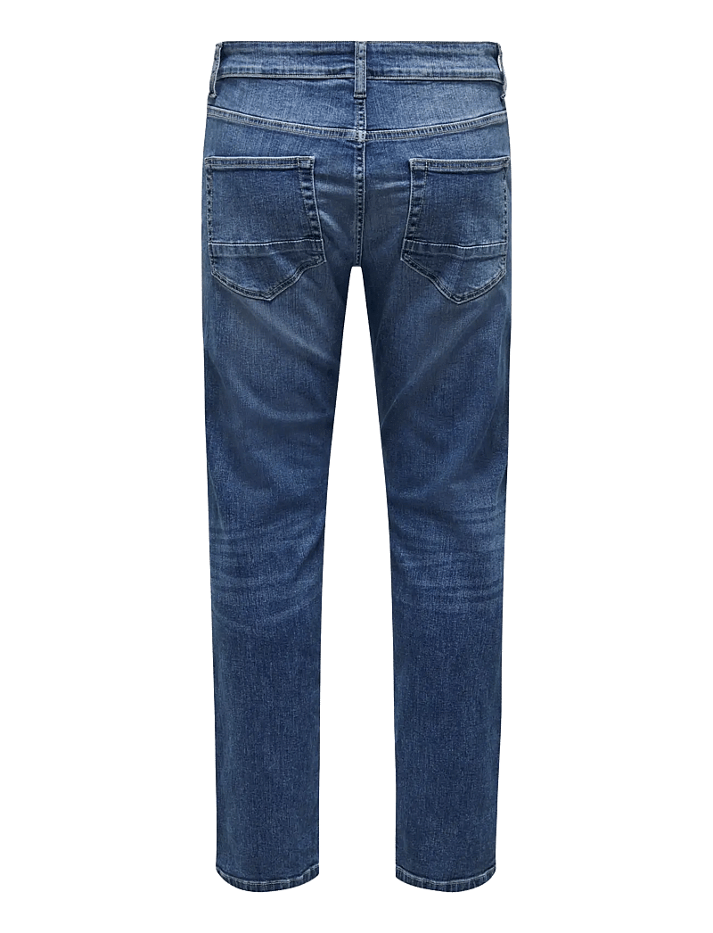 ONLY & SONS - ONSWEFT REG. MB 6755 MAT DNM NOOS - kitsad teksad - medium blue denim - 2