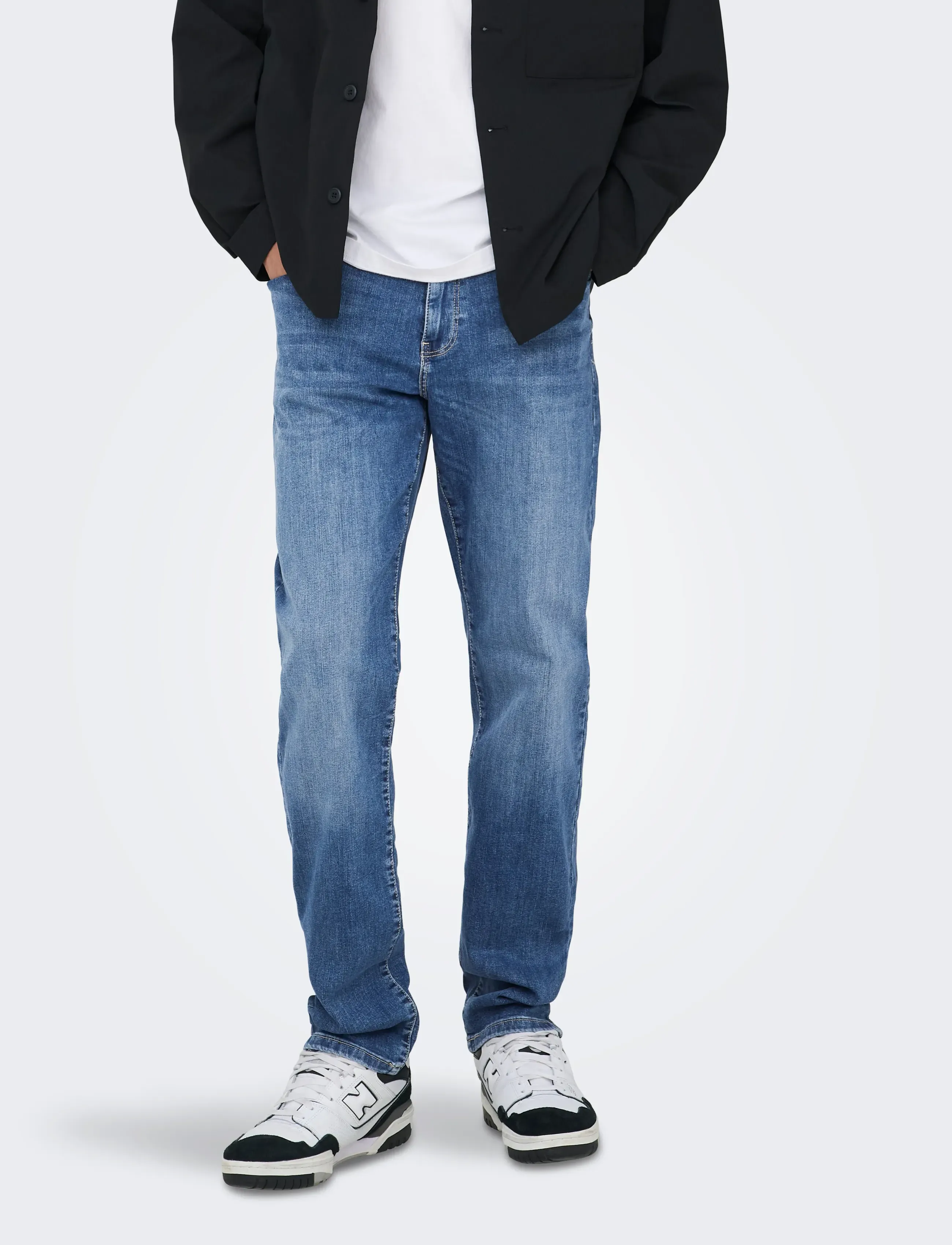 ONLY & SONS ONSWEFT REG. MB 6755 MAT DNM NOOS - Kollektionen - MEDIUM BLUE DENIM / blue