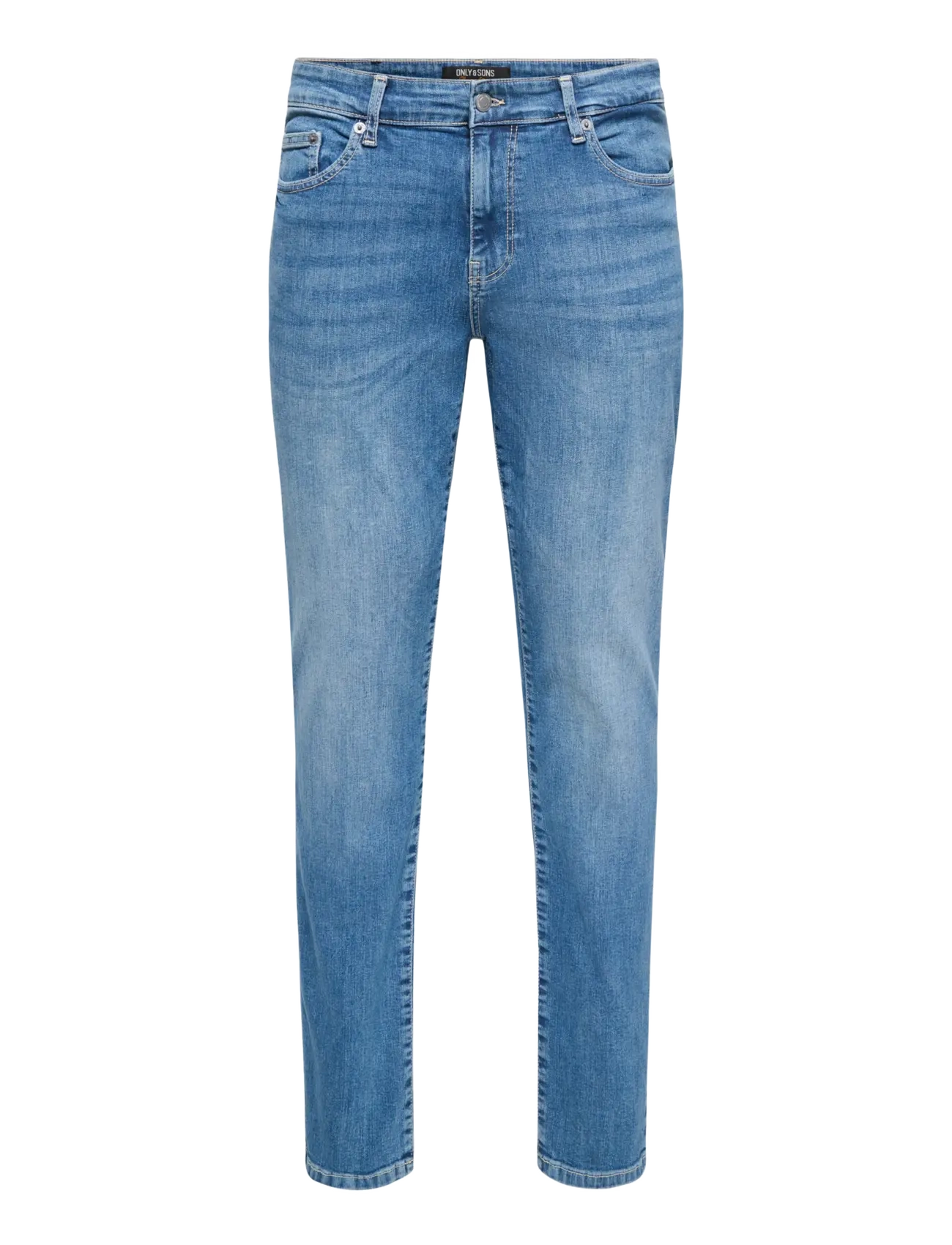 ONLY & SONS - ONSLOOM SLIM MB 6756 MAT DNM NOOS - slim-fit jeans - medium blue denim - 1