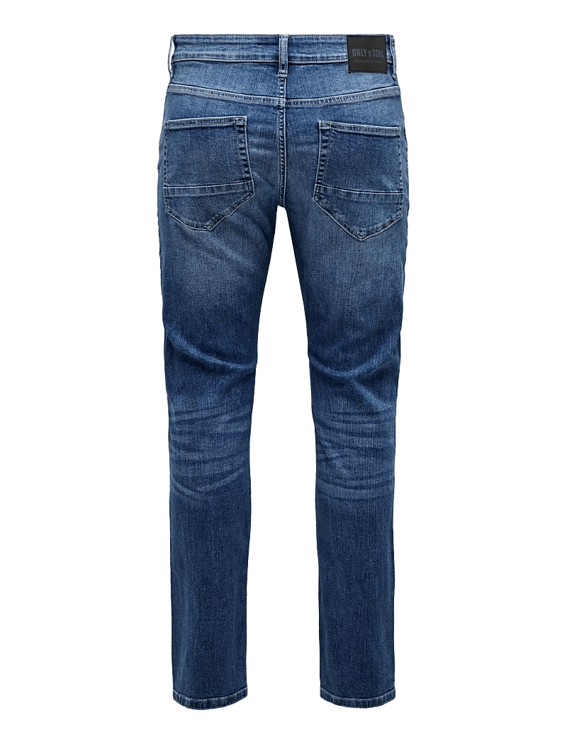 ONLY & SONS - ONSLOOM SLIM MB 6756 MAT DNM NOOS - kitsad teksad - medium blue denim - 2