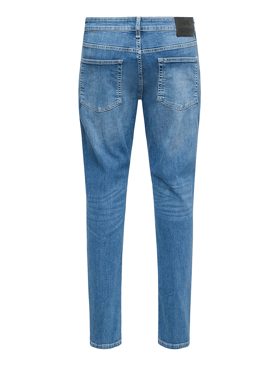 ONLY & SONS - ONSLOOM SLIM MB 6756 MAT DNM NOOS - slim-fit jeans - medium blue denim - 2