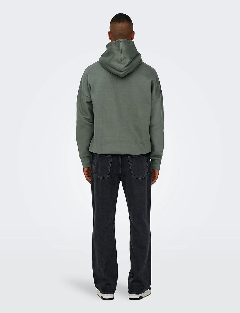 ONLY & SONS - ONSFADE LOOSE WB 6778 TAI DNM NOOS - loose jeans - washed black - 3