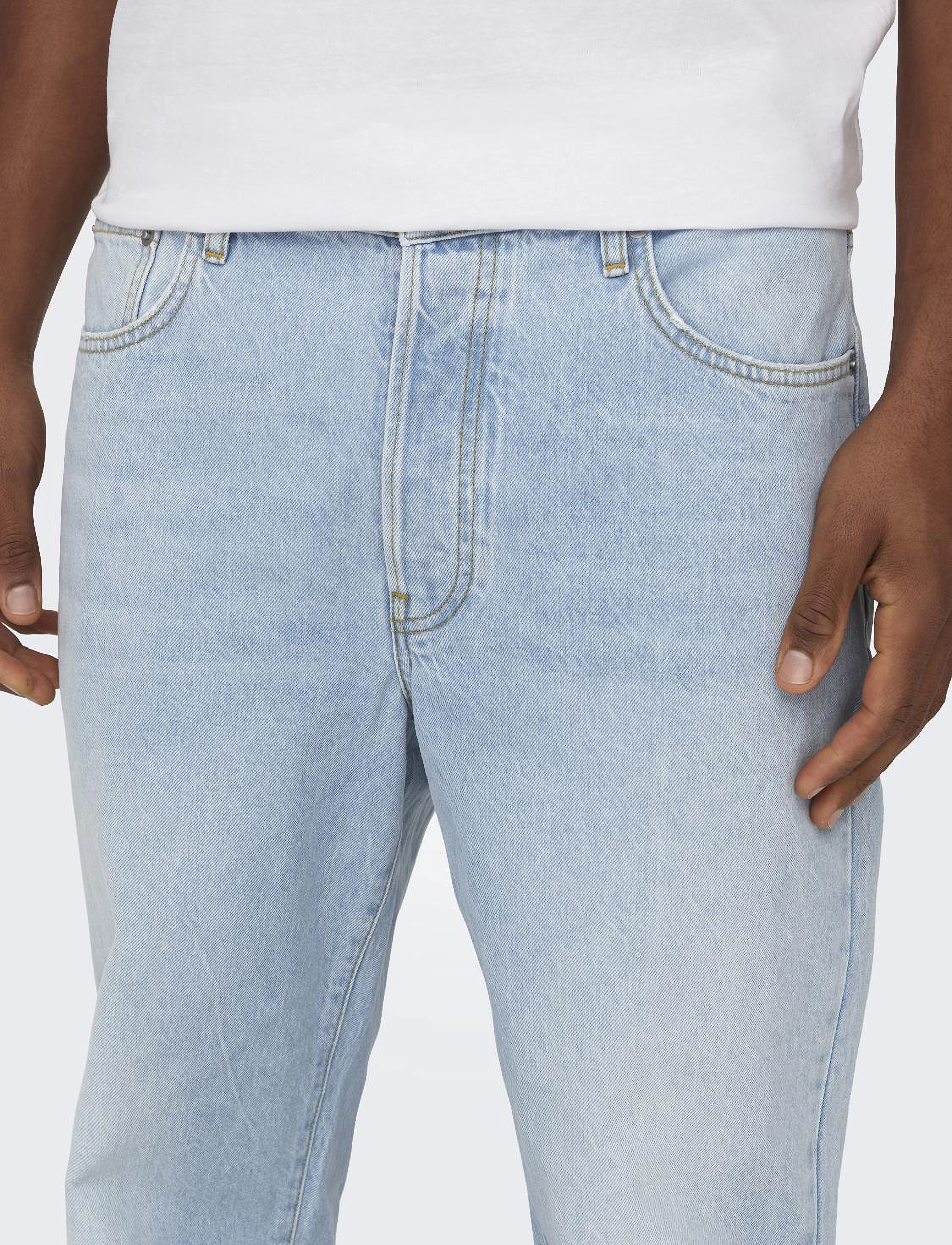 ONLY & SONS - ONSFADE LOOSE LB 6780 TAI DNM NOOS - light blue denim - 4