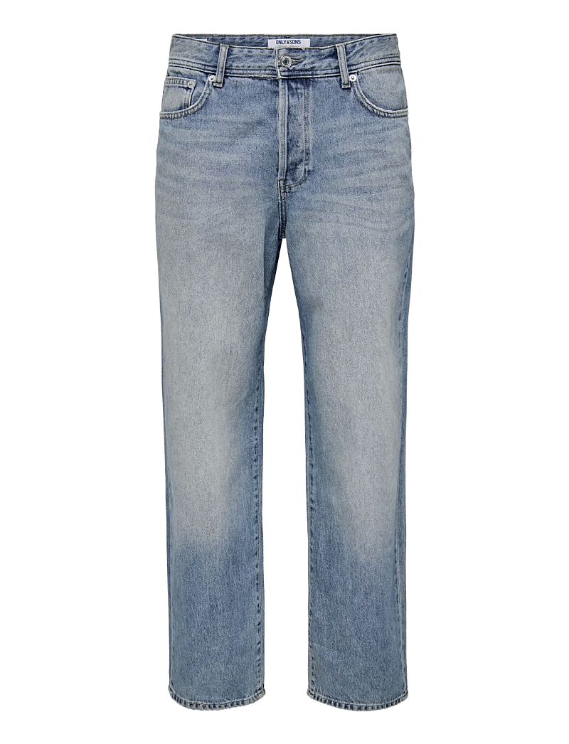 ONLY & SONS - ONSFADE LOOSE MB 6781 TAI DNM NOOS - loose jeans - medium blue denim - 1