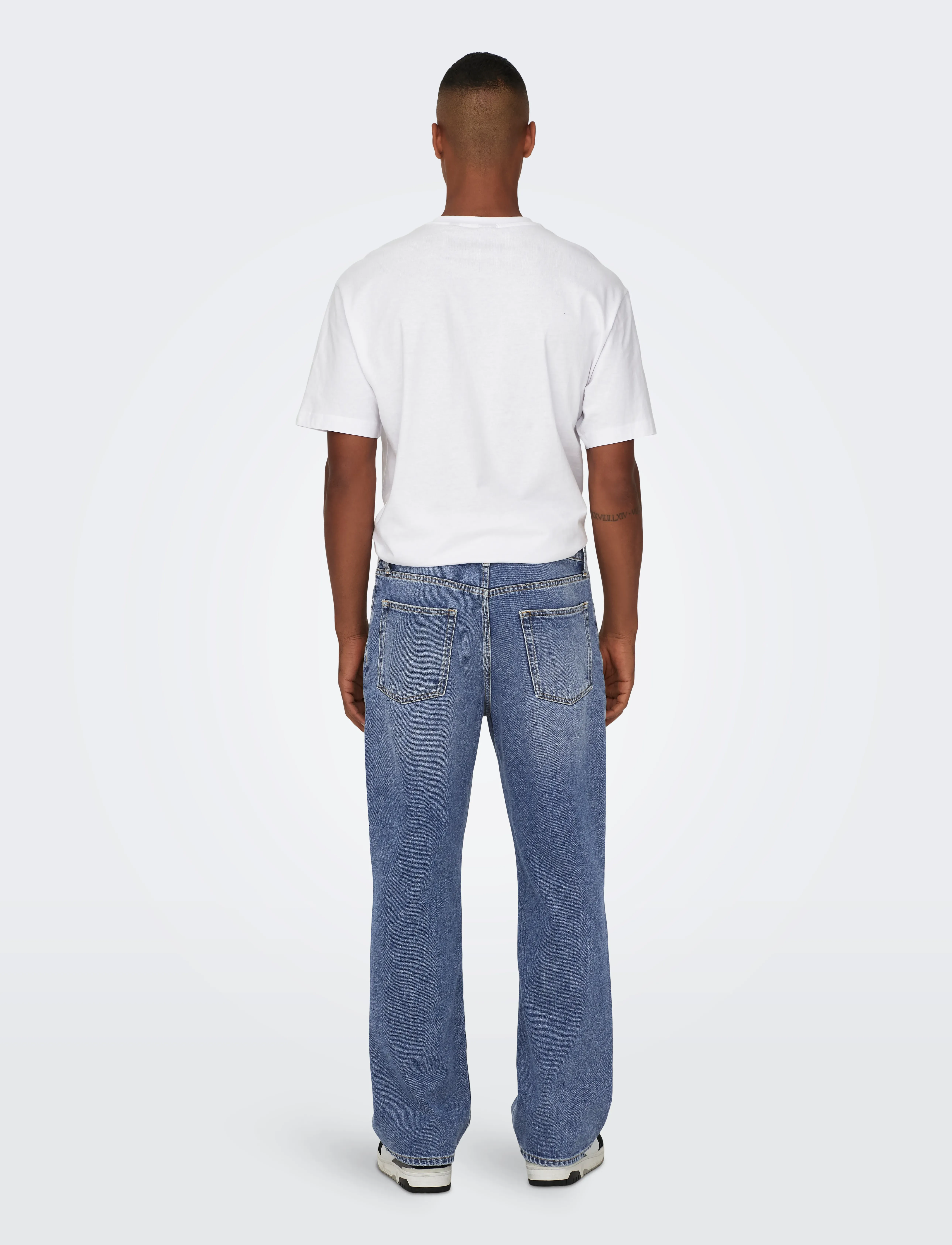 ONLY & SONS - ONSFADE LOOSE MB 6781 TAI DNM NOOS - loose jeans - medium blue denim - 3